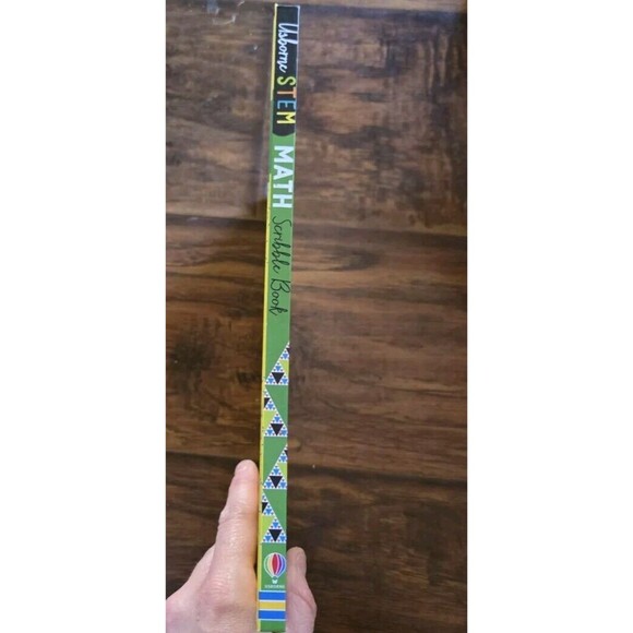 Math Scribble Book Usborne Stem Hardcover Educational Activity Book Homeschool - Picture 3 of 6